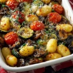Crispy Roasted Vegetables With Gnocchi