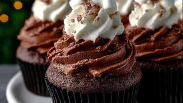 Hot Cocoa Cupcakes
