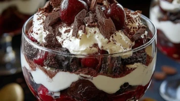 Best Layered Black Forest Trifle