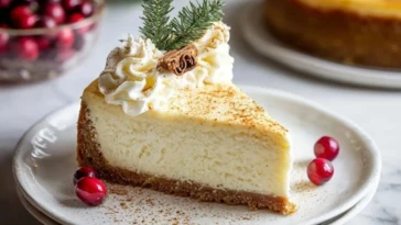 Eggnog Cheesecake