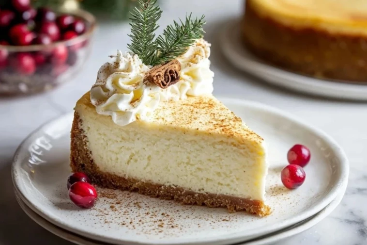 Eggnog Cheesecake