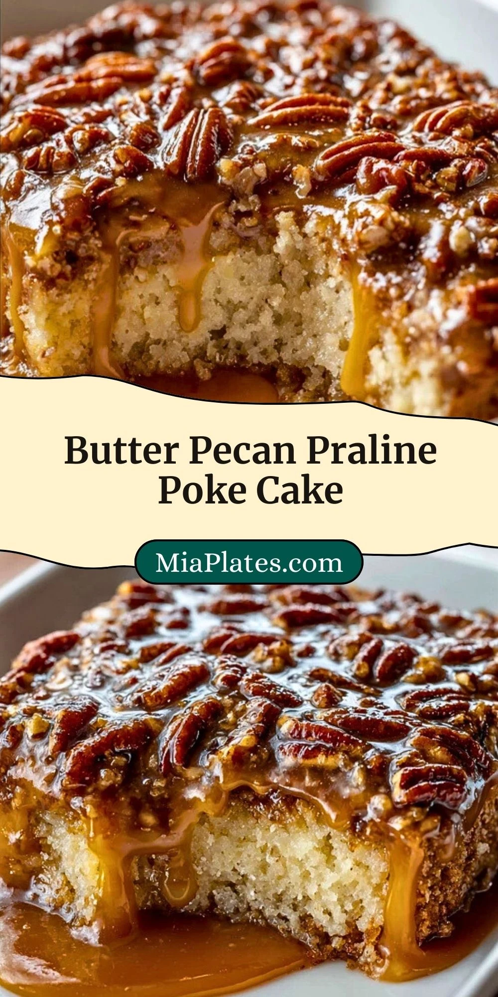 Butter Pecan Praline Poke Cake (3)