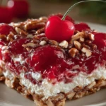 Cherry Pretzel Squares