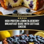 High-Protein Lemon Blueberry Breakfast Bake with Cottage Cheese (2)