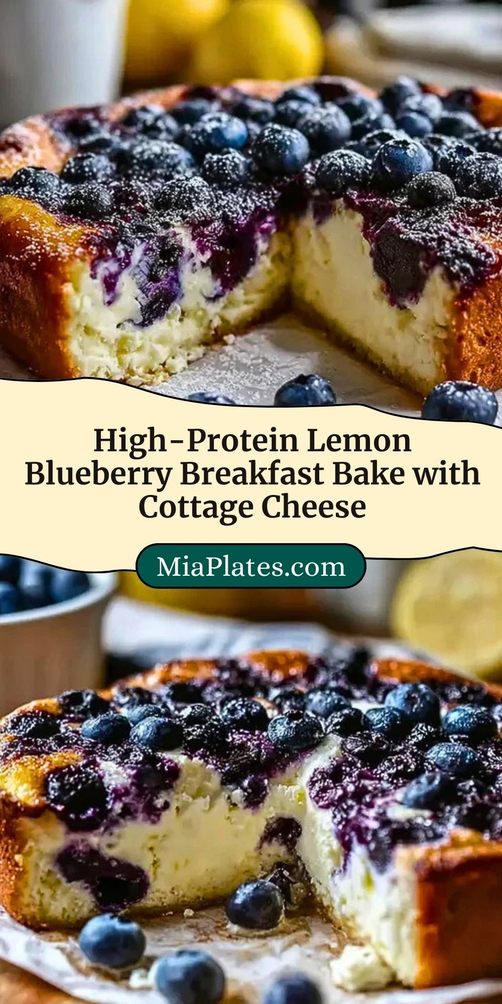 High-Protein Lemon Blueberry Breakfast Bake with Cottage Cheese (3)