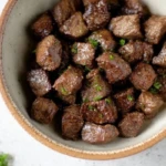 Delicious Crockpot Steak Bites