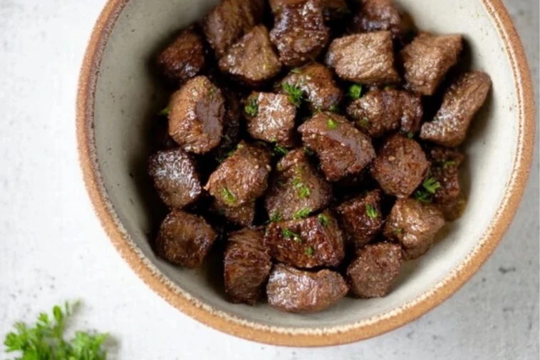 Delicious Crockpot Steak Bites