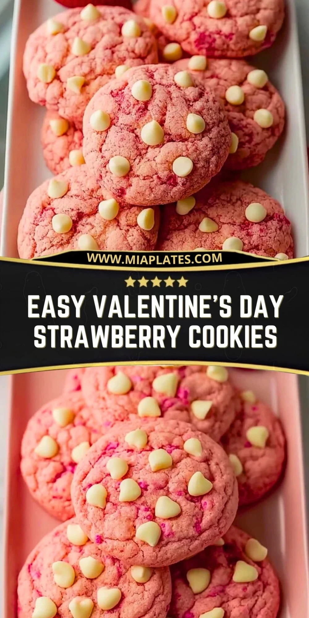 Easy Valentine'S Day Strawberry Cookies (2)