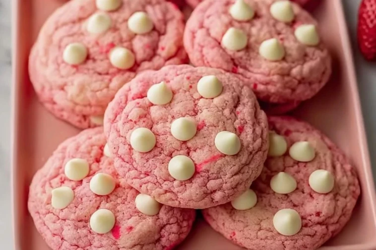 Easy Valentine'S Day Strawberry Cookies