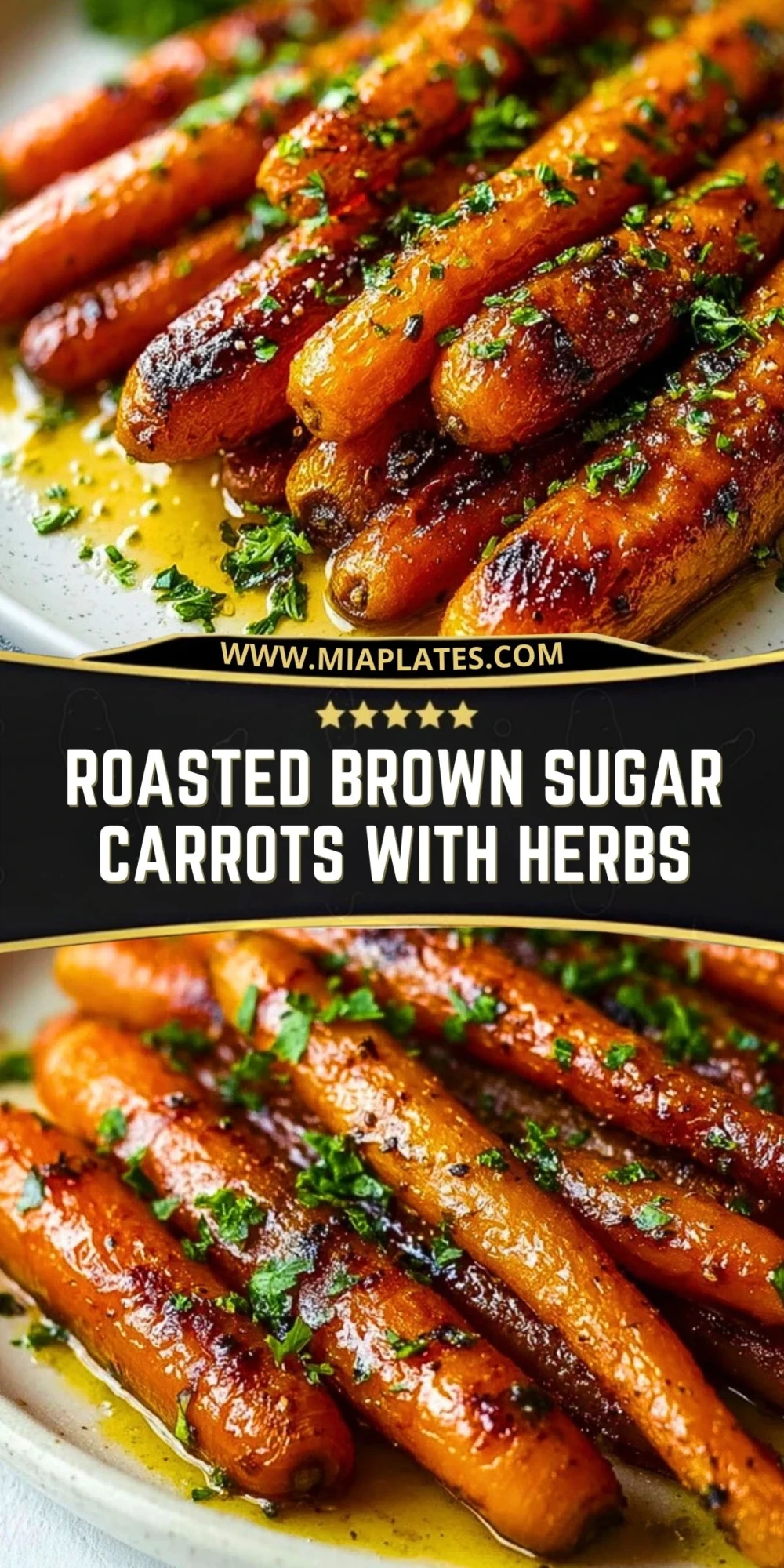 Roasted Brown Sugar Carrots with Herbs (2)