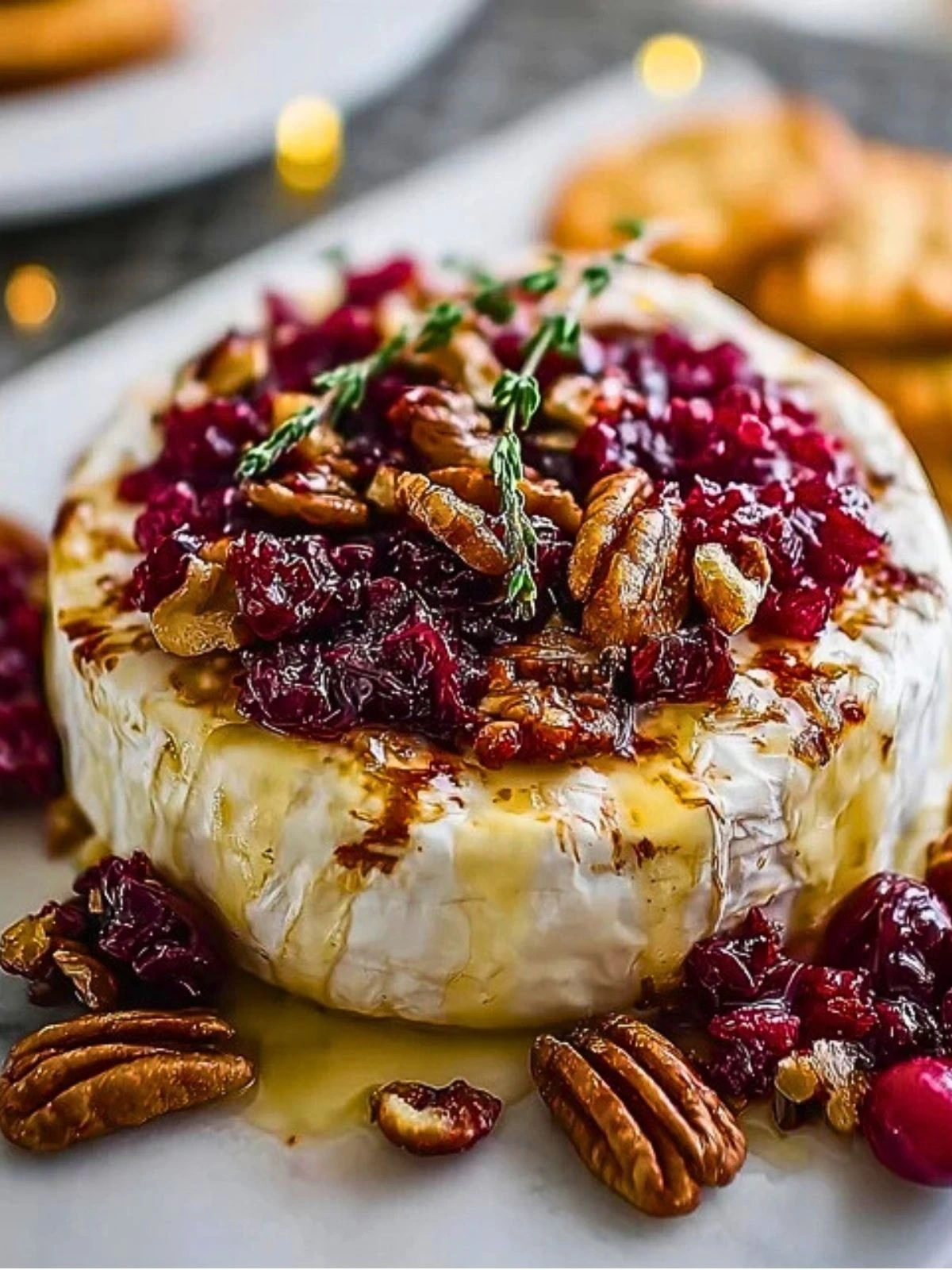 Easy Cranberry Pecan Baked Brie (1)