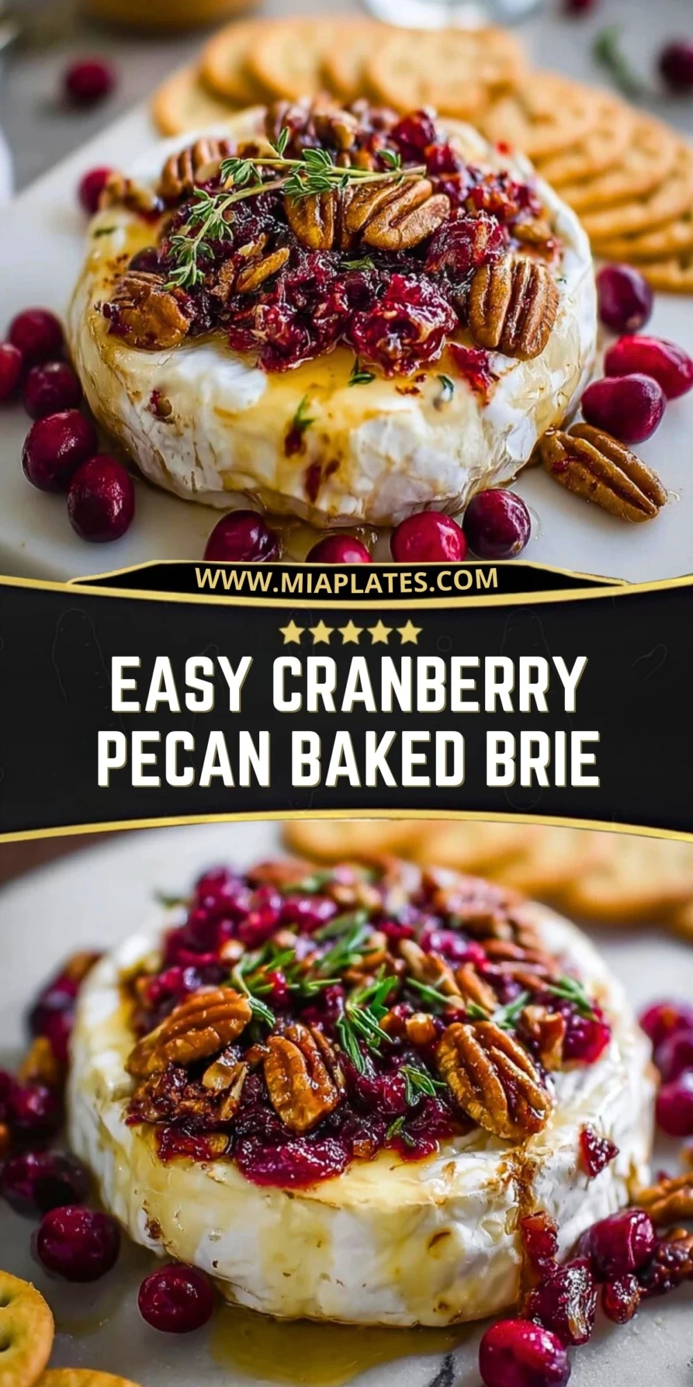 Easy Cranberry Pecan Baked Brie (2)