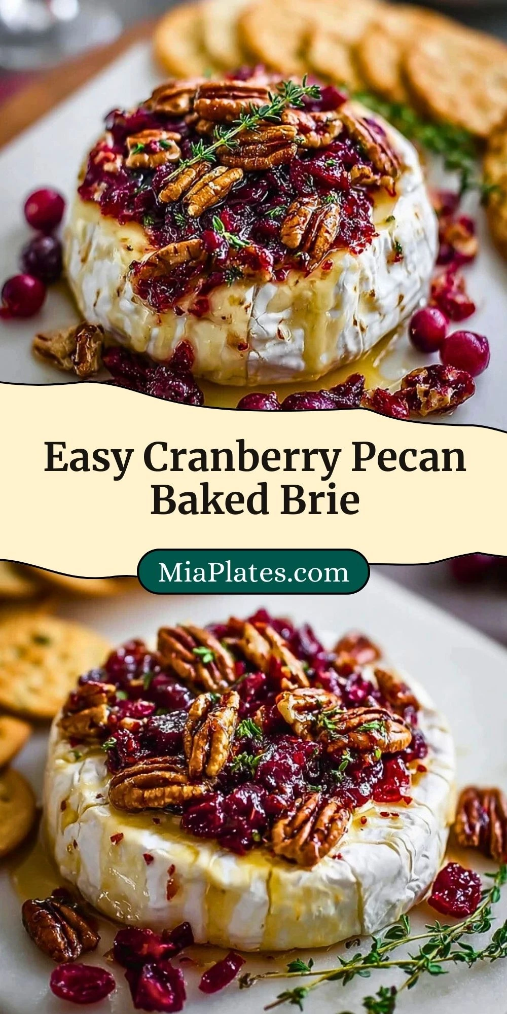 Easy Cranberry Pecan Baked Brie (3)