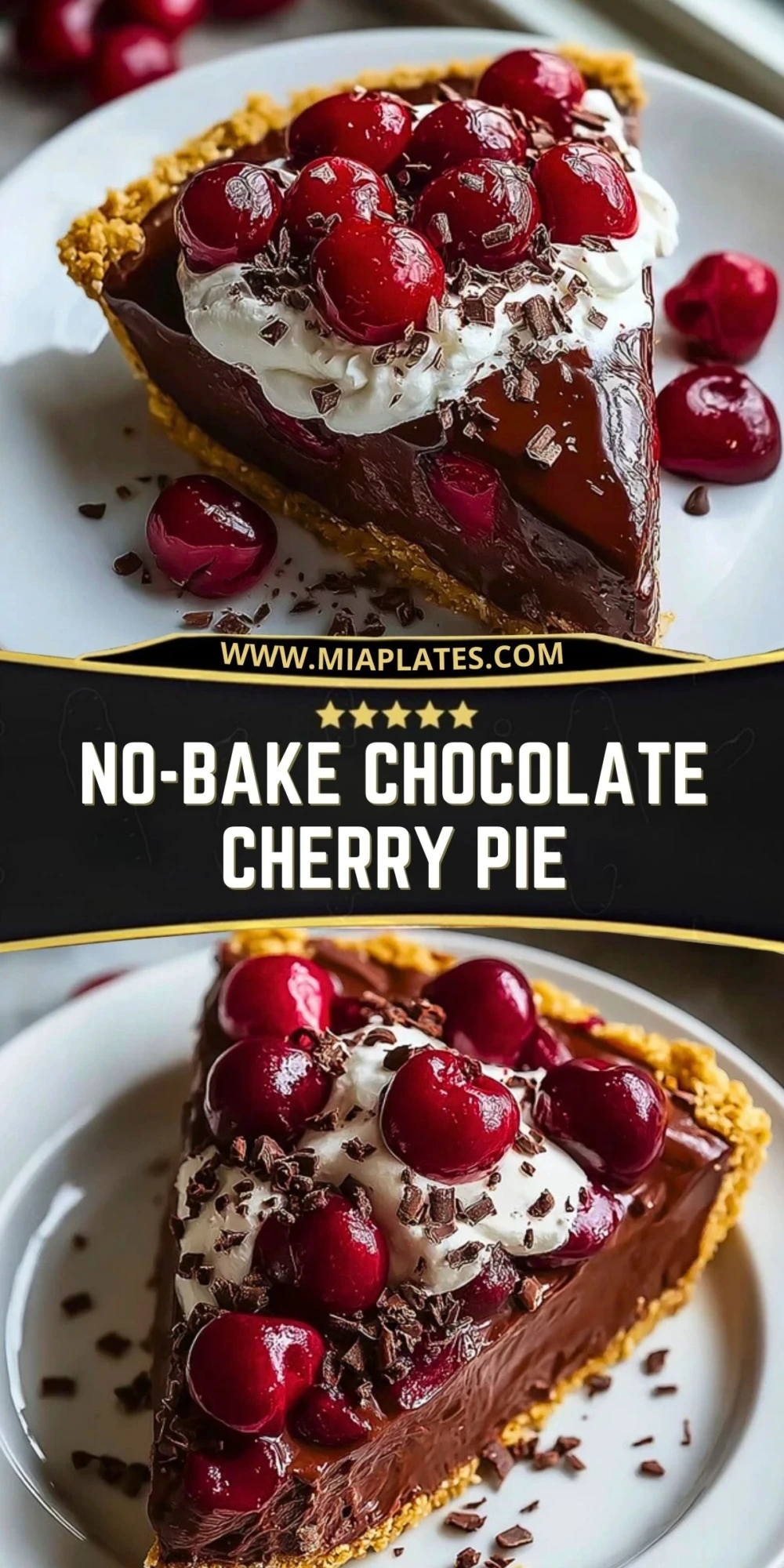 No-Bake Chocolate Cherry Pie (2)