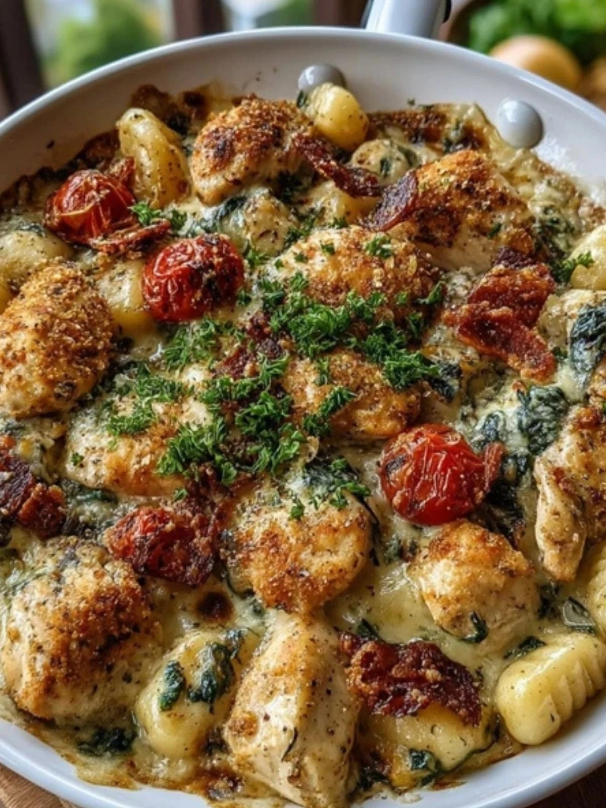 Savory Garlic Chicken and Gnocchi Skillet (1)
