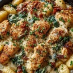 Savory Garlic Chicken and Gnocchi Skillet