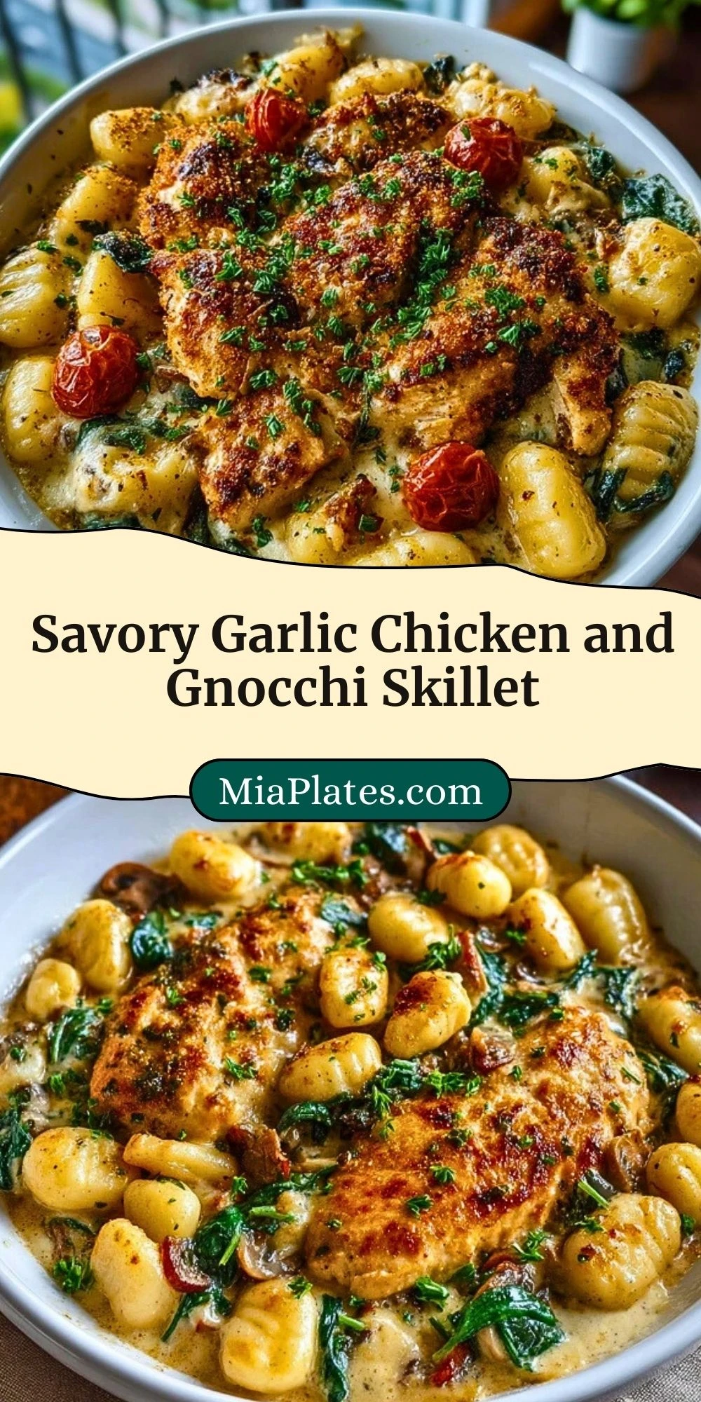 Savory Garlic Chicken and Gnocchi Skillet (2)