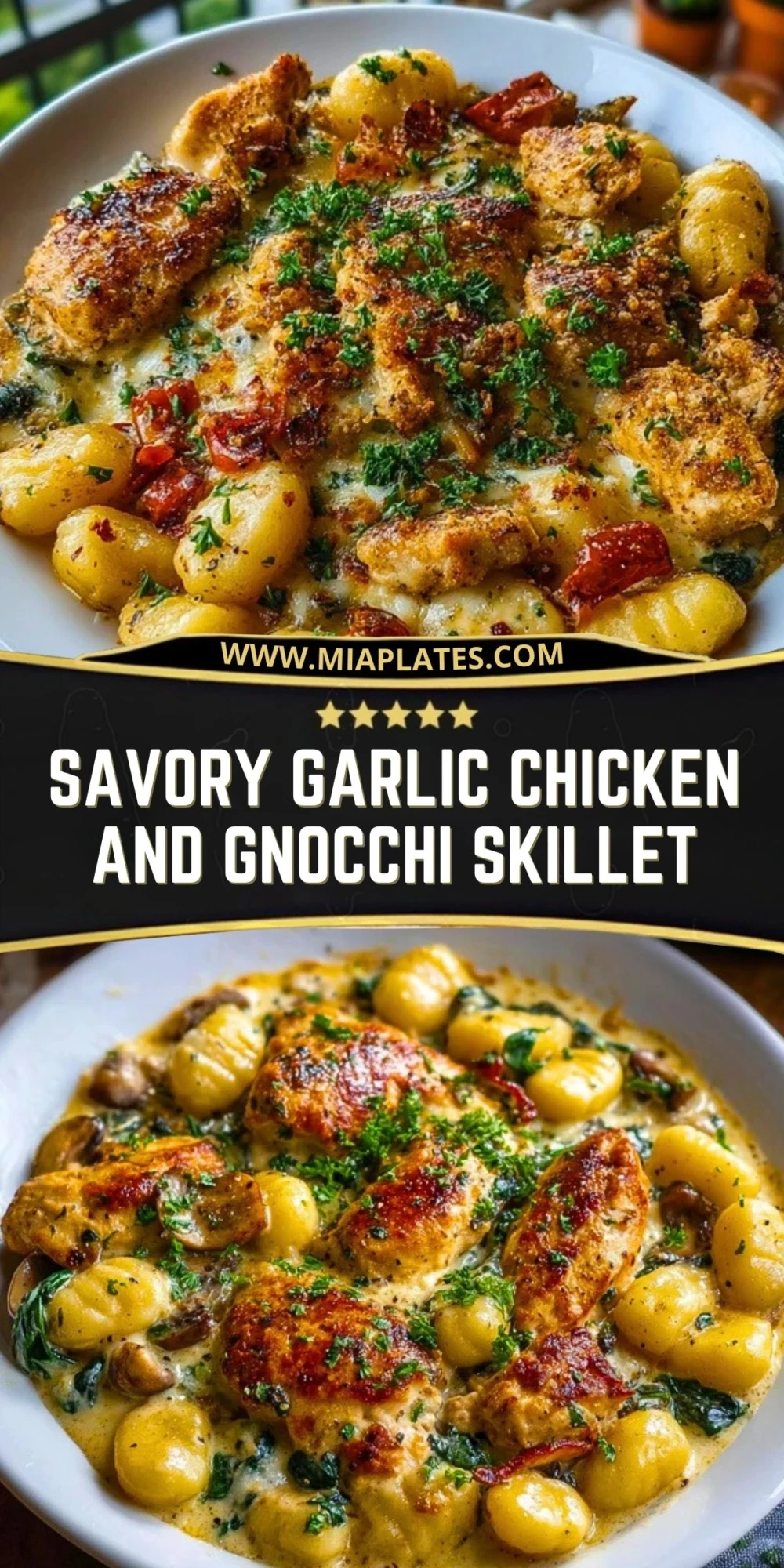 Savory Garlic Chicken and Gnocchi Skillet (3)