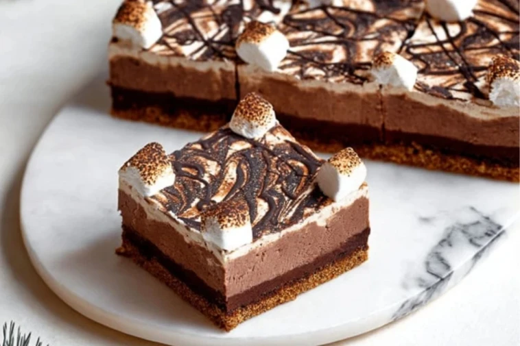 Cozy Hot Chocolate Cheesecake Bars