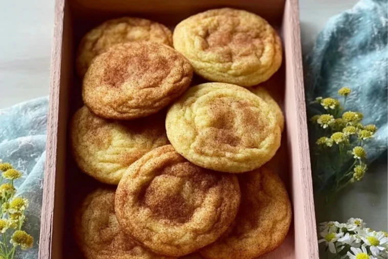 Easy Cake Mix Snickerdoodle Cookies