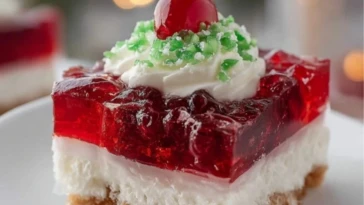 Easy Layered Christmas Jello