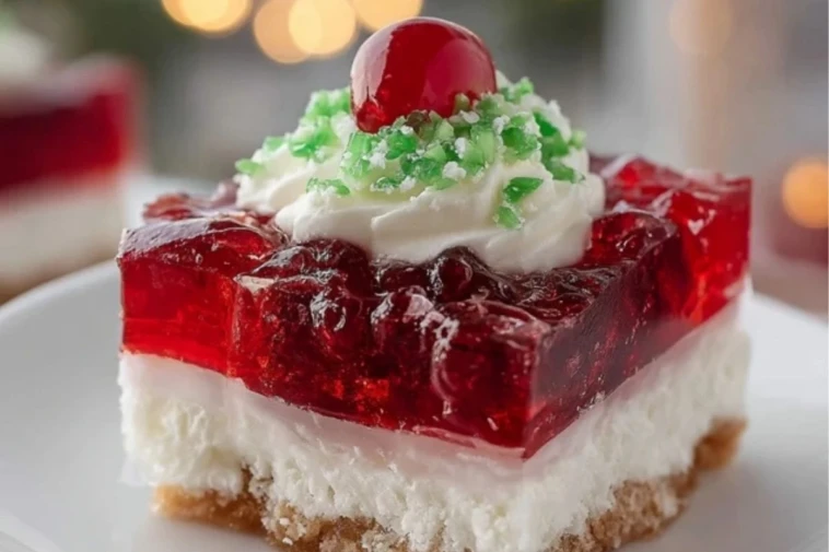 Easy Layered Christmas Jello