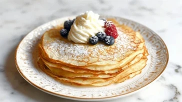 Eggnog Crêpes
