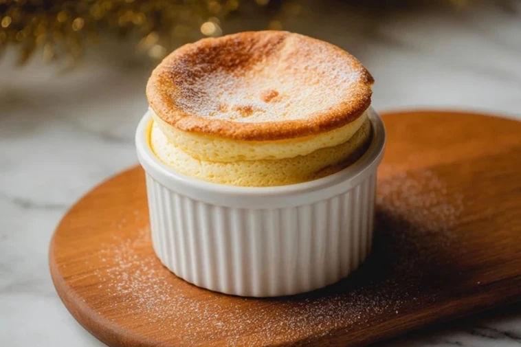 Eggnog Soufflé With Holiday Spices