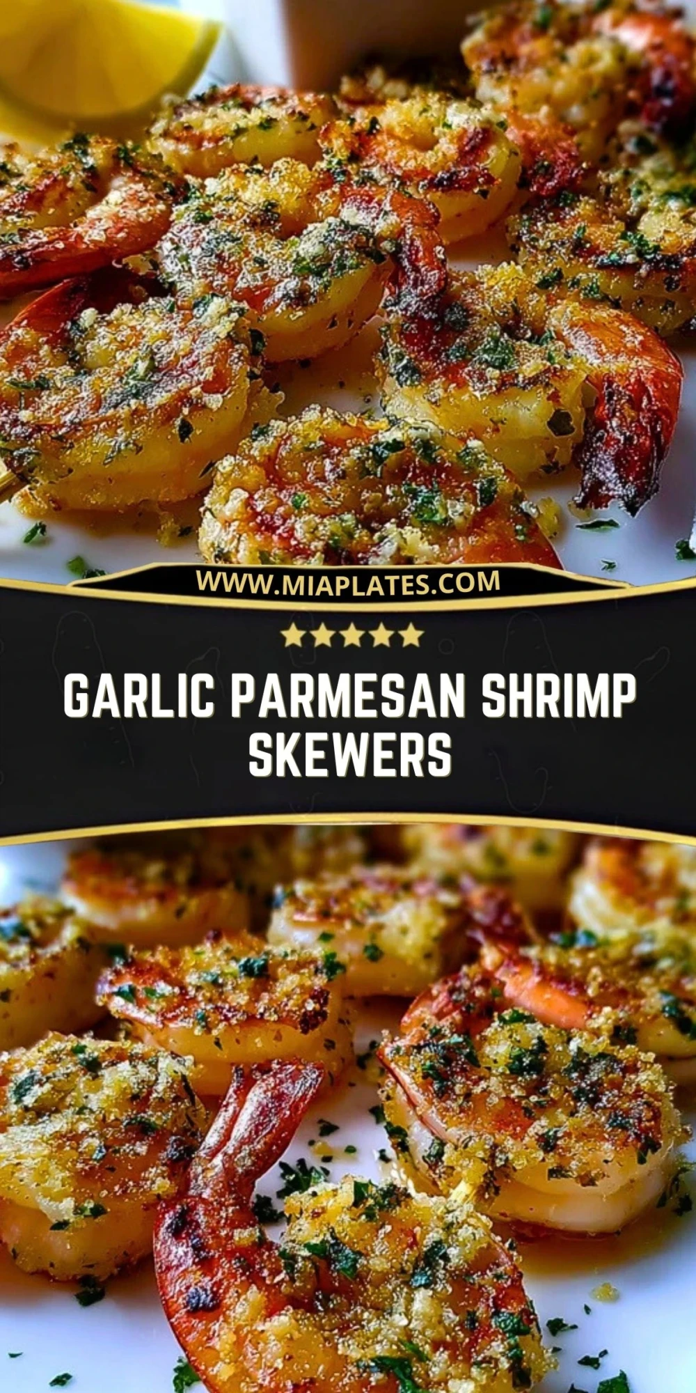 Garlic Parmesan Shrimp Skewers (3)