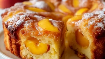 Irresistible Summer Peach Cake