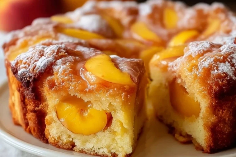 Irresistible Summer Peach Cake