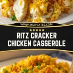 Ritz Cracker Chicken Casserole (2)