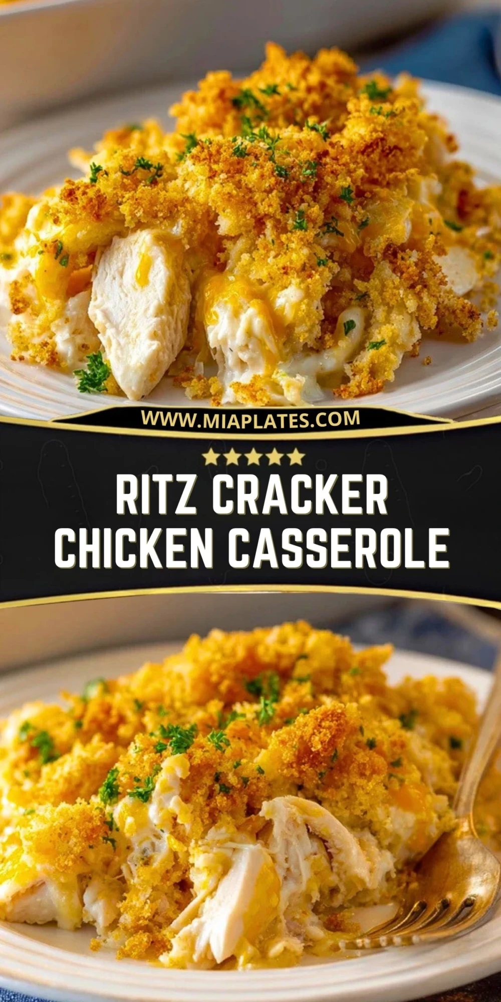 Ritz Cracker Chicken Casserole (2)