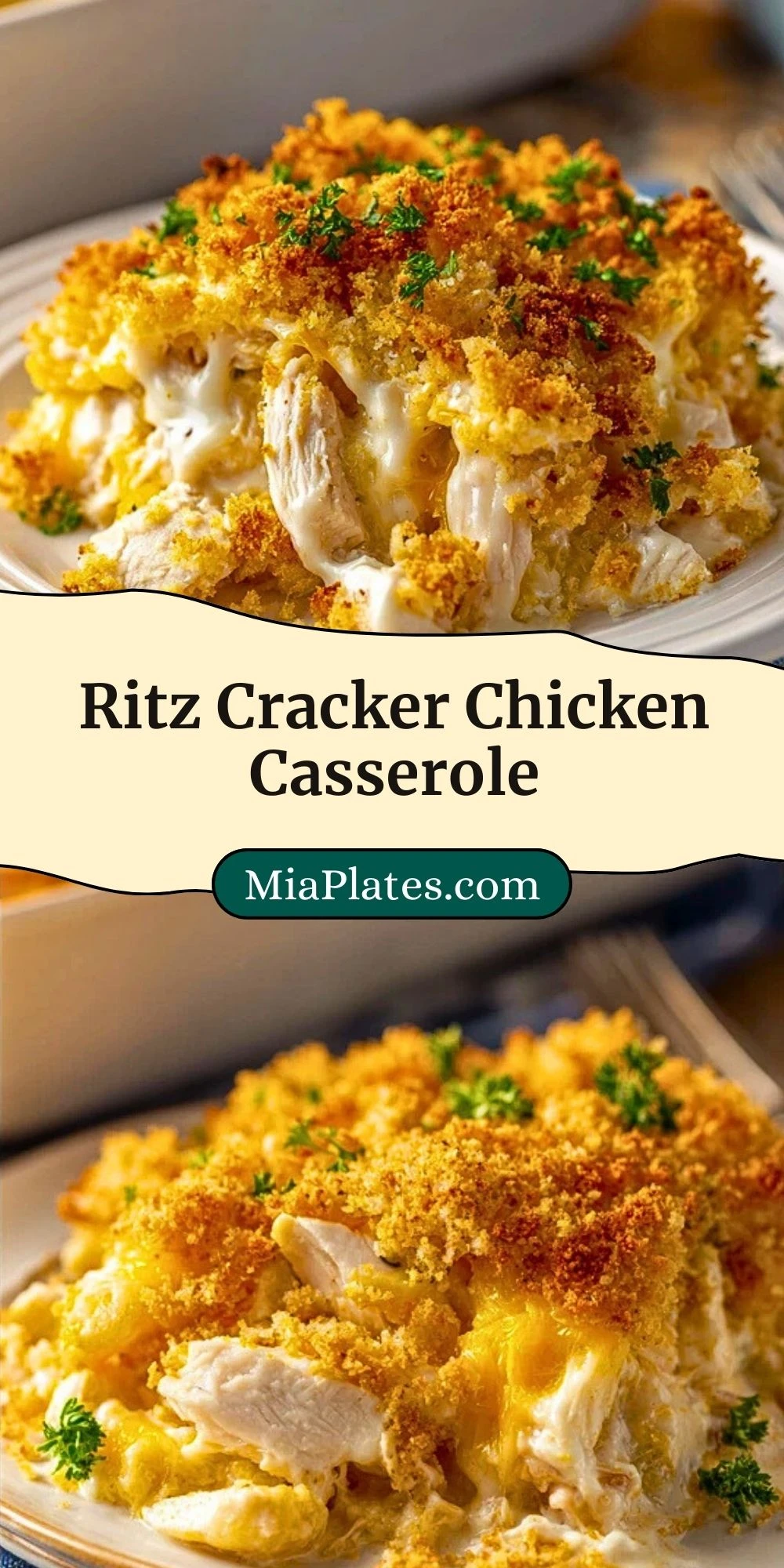 Ritz Cracker Chicken Casserole (3)