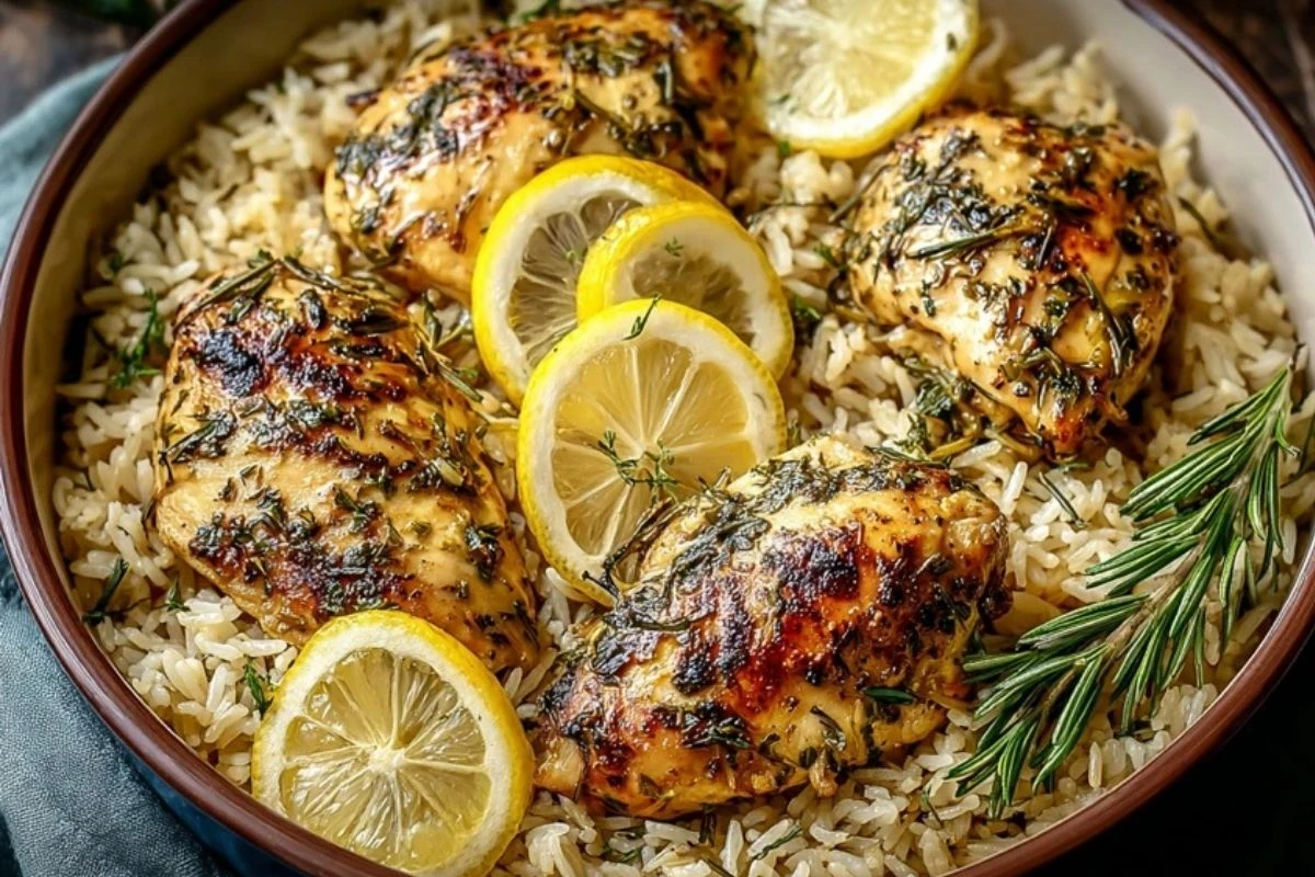 Lemon Herb Chicken and Rice