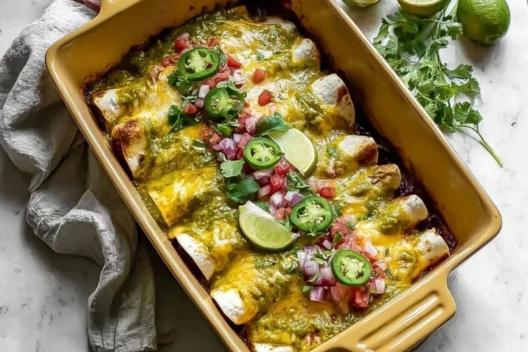 Irresistible Beef Enchiladas With Green Sauce