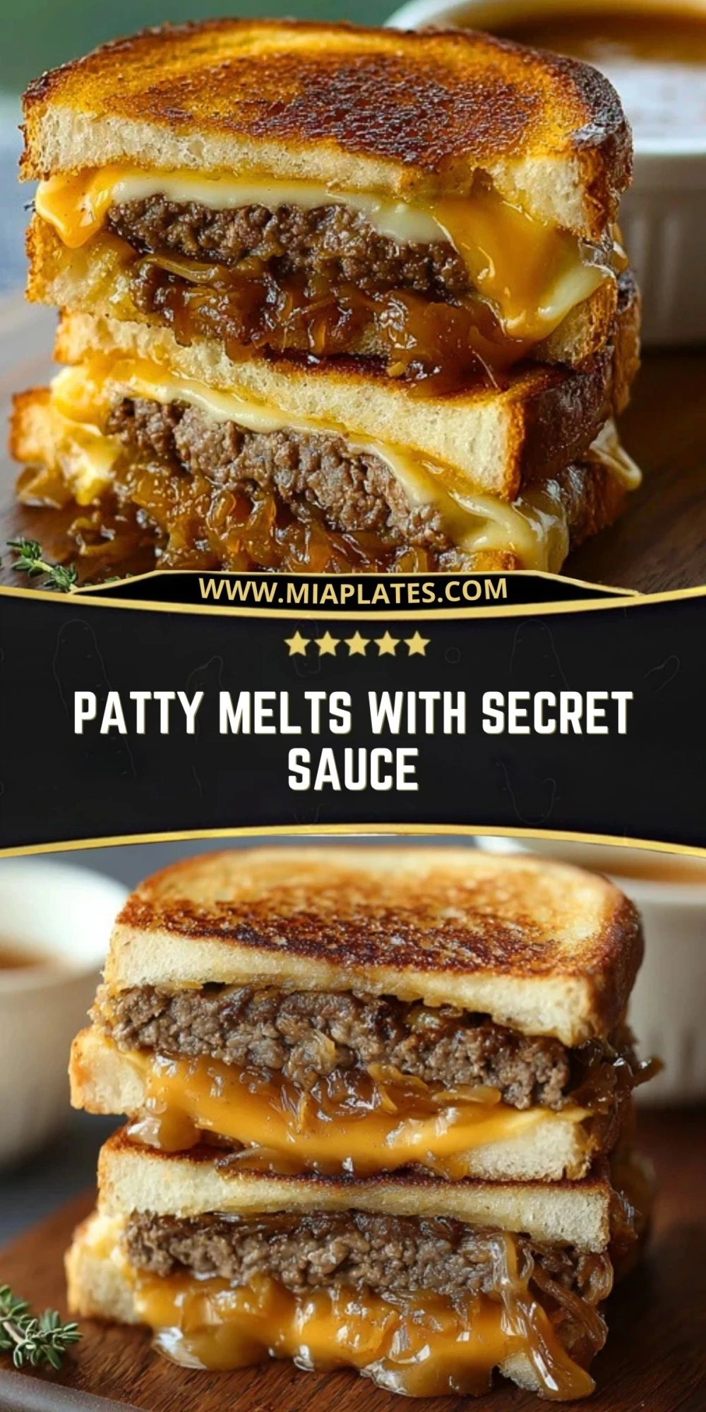 Patty Melts with Secret Sauce (2)