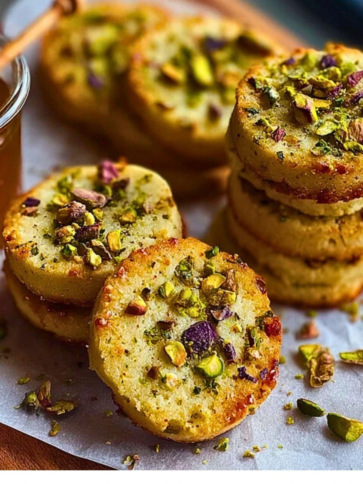 Salty Smoked Pistachio and Honey Shortbread Cookies (1)