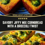 Savory Jiffy Mix Cornbread with a Broccoli Twist (2)