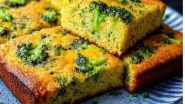 Savory Jiffy Mix Cornbread with a Broccoli Twist
