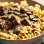 Quick Instant Pot Beef Stroganoff