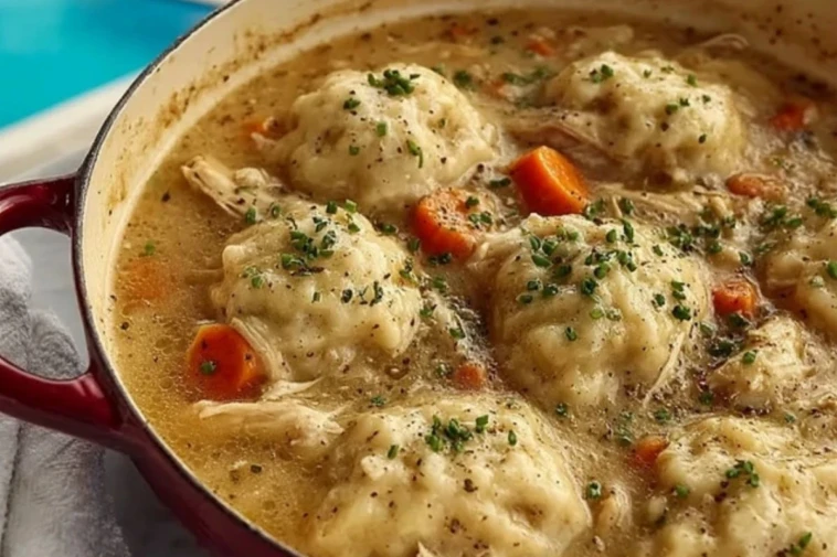 Tasty Chicken And Dumplings