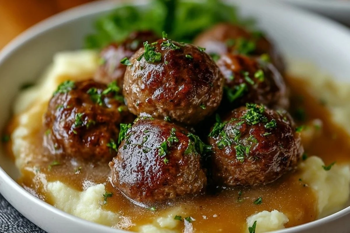 Salisbury Steak Meatballs