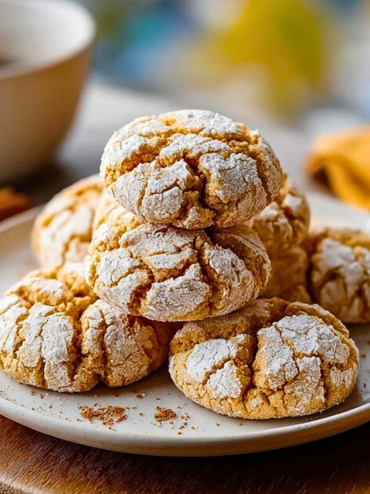Brown Butter Cinnamon Crinkle Cookies (1)