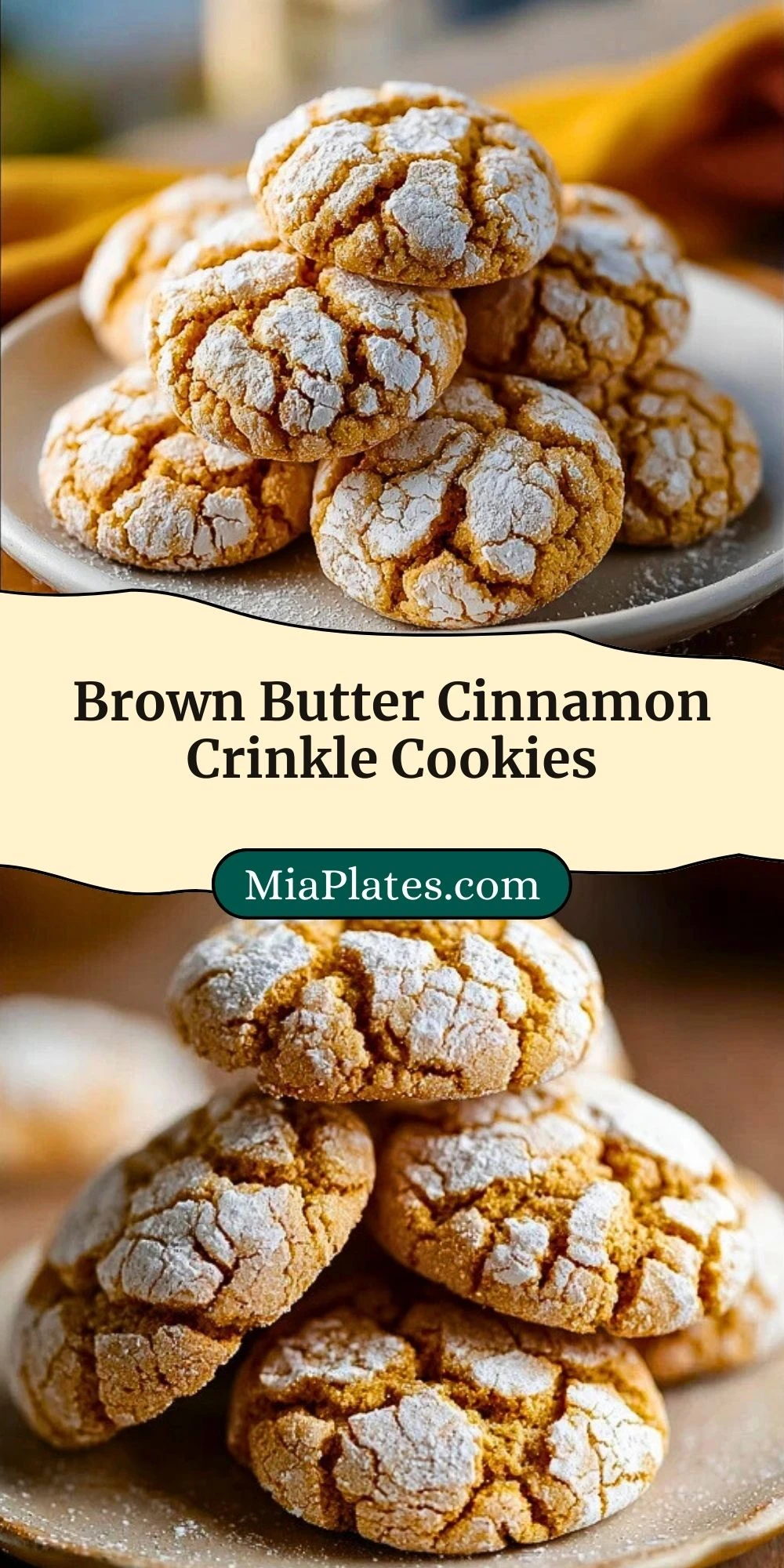 Brown Butter Cinnamon Crinkle Cookies (3)