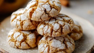Brown Butter Cinnamon Crinkle Cookies