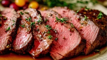 Juiciest Top Round Roast