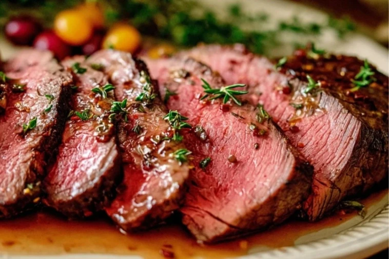 Juiciest Top Round Roast