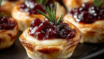 Cranberry Brie Bites