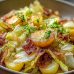 Nostalgic Fried Cabbage and Potatoes